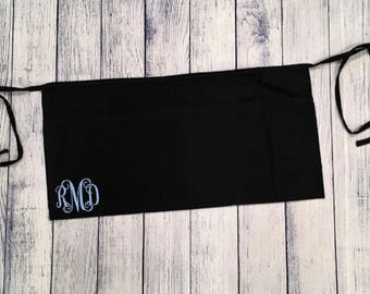Personalized Monogram 3 Pocket Waist Apron