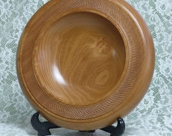 ROBINIA ROLLED EDGE platter/dish 11x2inches