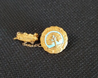 Vintage California National Congress of Parents and Teachers 1897 Pin