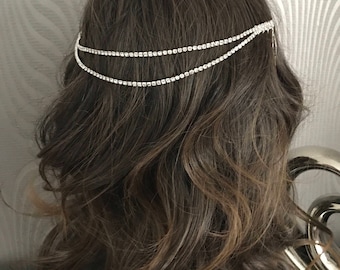 hair chain - bridal hair chain - bridal hair accessories - wedding hair - Hair chain - Boho head chain - Hair accessory - Bridal hair