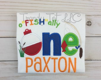Boy First Birthday Fishing Outfit, 0"fish"ally One Cake Smash Set, Fish One Birthday, Trendy Tot, Boys 1st Birthday, ofishally