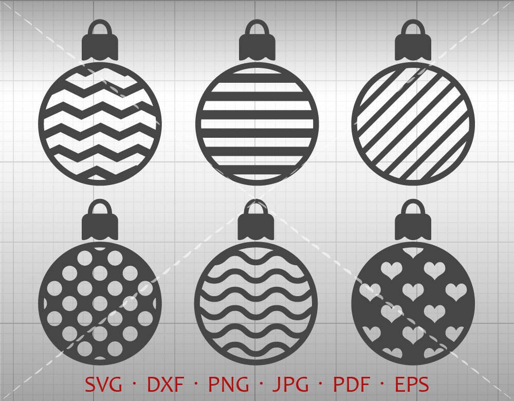 Download Christmas Ornaments SVG Christmas Ball SVG Winter Clipart