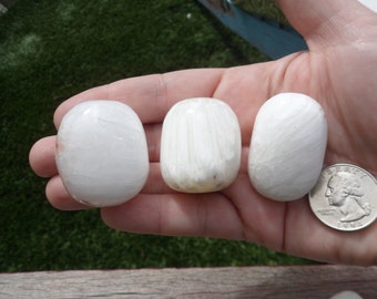 Scolecite Large Tumbled Stone