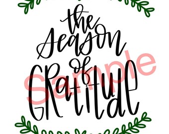 Season of gratitude digital download
