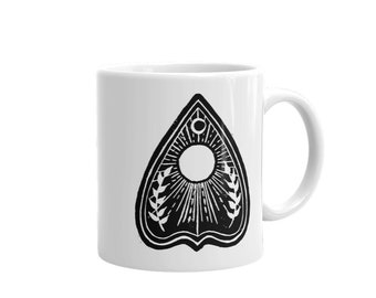 PLANCHETTE Mug, Ouija Mug, Occult Mug