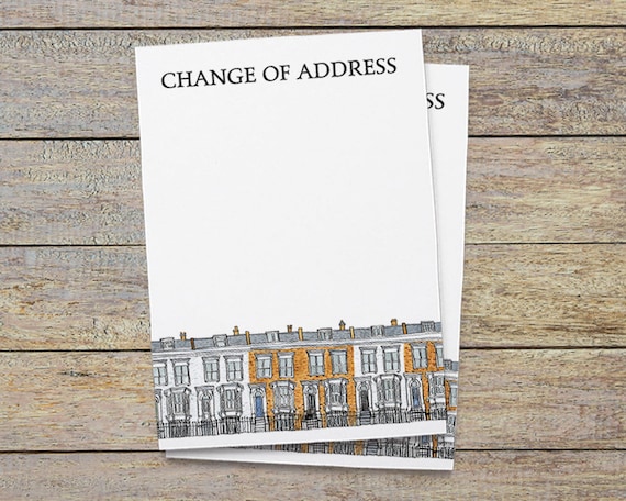 change of address postcards