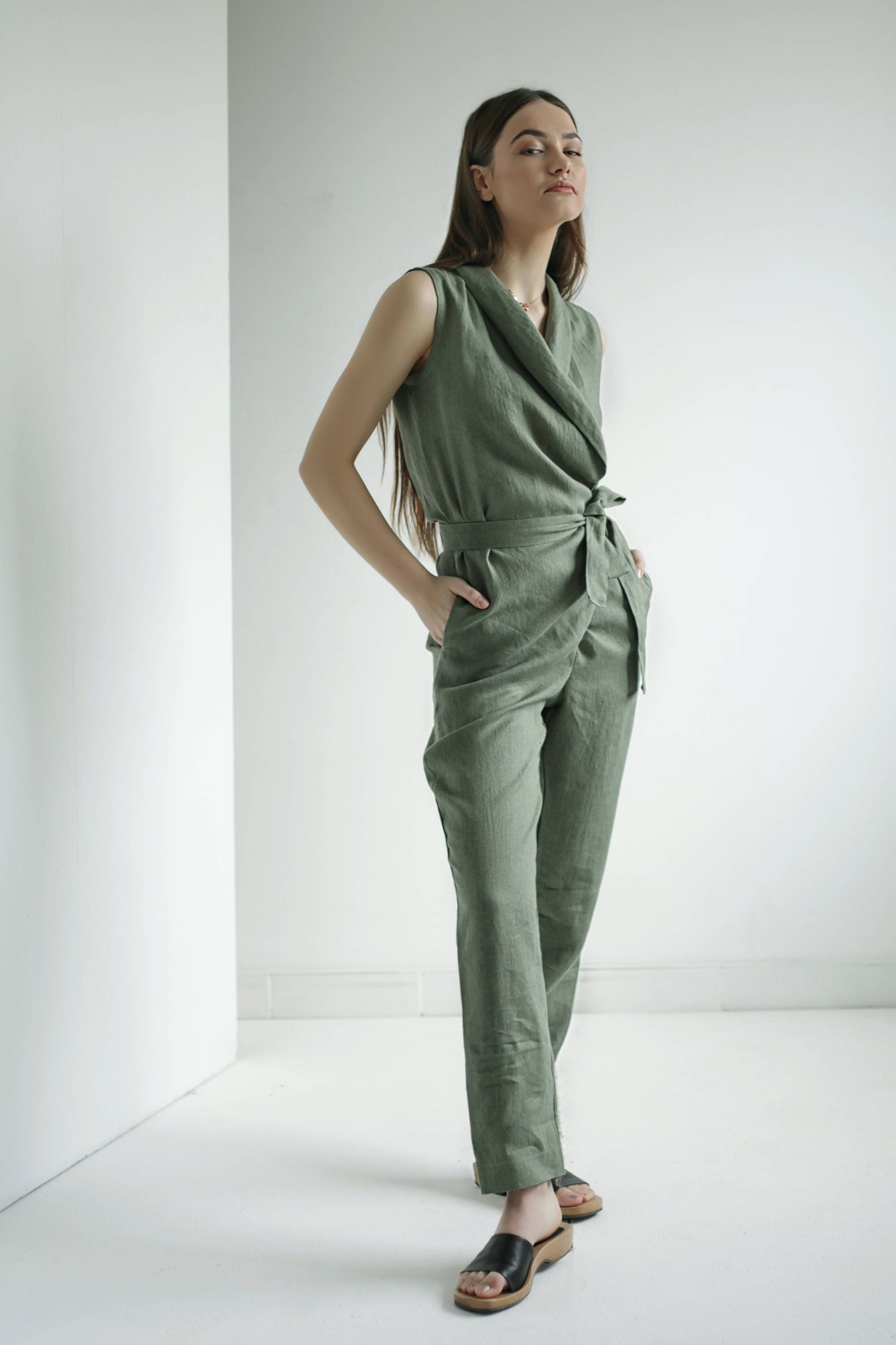 linen jumpsuit