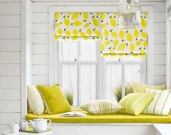 yellow roman shades mustard yellow lemon blackout roman shade custom fabric blinds side door curtain green opuntia kitchen shade plant pattern curtain yellow roman shades mustard yellow lemon blackout roman shade custom fabric blinds side door curtain green opuntia kitchen shade plant pattern curtain
