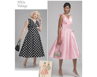 Simplicity Sewing Pattern 8592 Misses' and Women's Vintage Dress
