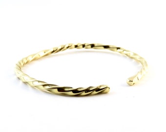Brass Cuff Bracelet, Braided Bracelet, Men Bracelet, Women Bracelet, BLB 31,