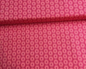 Oval fabric Elements Cranberry