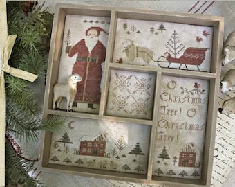 WITH THY NEEDLE O Tannenbaum counted cross stitch patterns at thecottageneedle.com Christmas