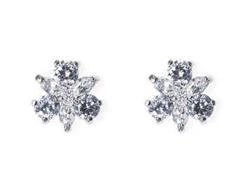 Waterlily Bridal Earrings