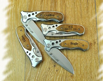 SET OF 11-20 Engraved Knife,Engraved Groomsmen Gift, Engraved Pocket Knife ,Best Man gift ,Knife Engraved , Personalized Gifts Knife