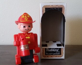Pushkins Fireman Vintage Brand New 1977 by Tomy