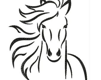 horse sketches