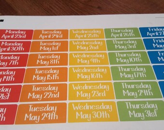 MAMBI Teacher Planner Vertical Dates
