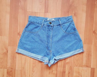 Vintage denim shorts High waisted shorts DENIM high Waisted shorts Denim Daisy Dukes Size 28 Nr. 46