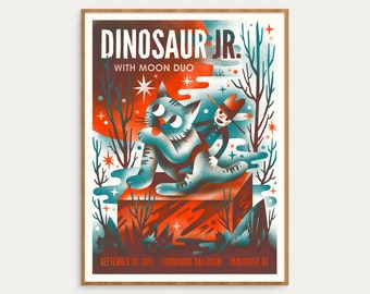Dinosaur Jr.- Official Gig Poster, September 30th 2016 - 18x24