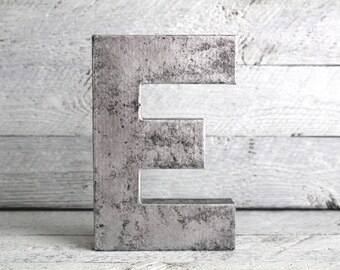 Metal Letters, Rusty Metal Letters, Metal Industrial Letters, Industrial Letters, Rustic Metal Letter, Galvanized Letters, Galvanized Decor