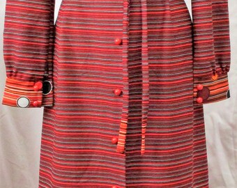 VINTAGE 1970s Boho Hippie Festival Maxi Dress Size 14Aus