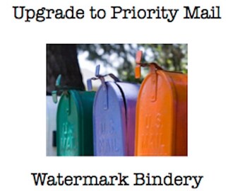 Upgrade Shipping USA - Journal, Guest Book, Sketchbook and Photo Album