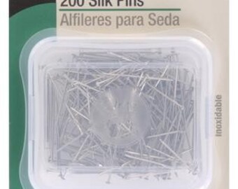 1 1/16" Dritz 200 Silk Pins - 49