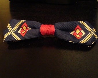 Vintage Circa 1940's-1950's Dapper Clip Bow tie "A Real Stunner" and One of A Kind