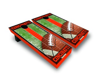 Chicago Cincinatti Football Corn Hole Game
