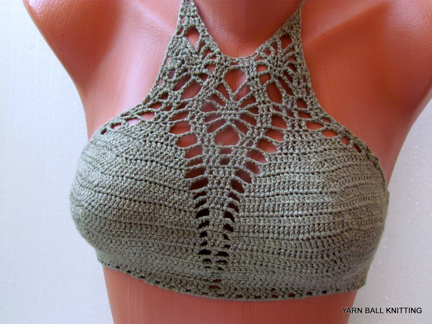 Sexy Crochet Bra Sexy Crochet Bracrochet Halter Tank Top 4518