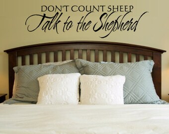 Vinyl Wall Decor Talk to the Shepherd 0009