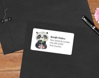 Trio of animals - 24 Return Address labels