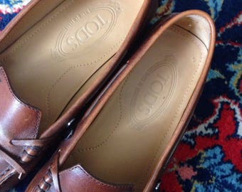 TOD's vintage leather loafers