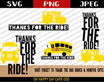 School Bus Driver SVG Vector Bus Thank You Gift for Bus Driver School Bus Clipart for School Bus Shirt School Bus Stickers Mug Cut File