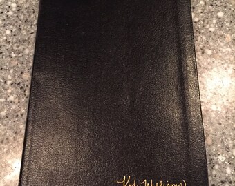 Engraved Bible in mother's handwritting