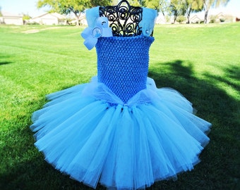 Cinderella Inspired tutu dress, Halloween tutu costume