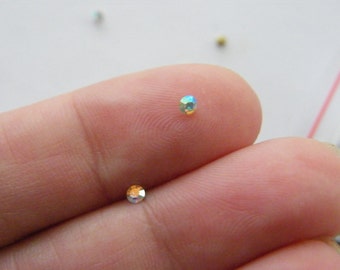 500 Rhinestone AB colour 2mm I63