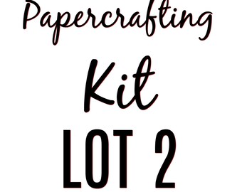 Papercrafting Kit Lot 2