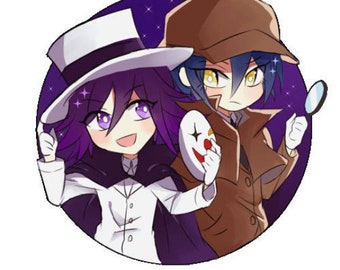 Detective Saihara Shuichi and Thief Kokichi Ouma Charm