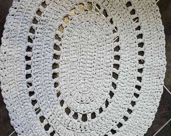 Oval Crochet Rug Mat for your Home