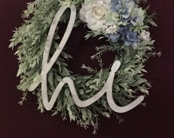 Rustic Spring and Summer Wreath