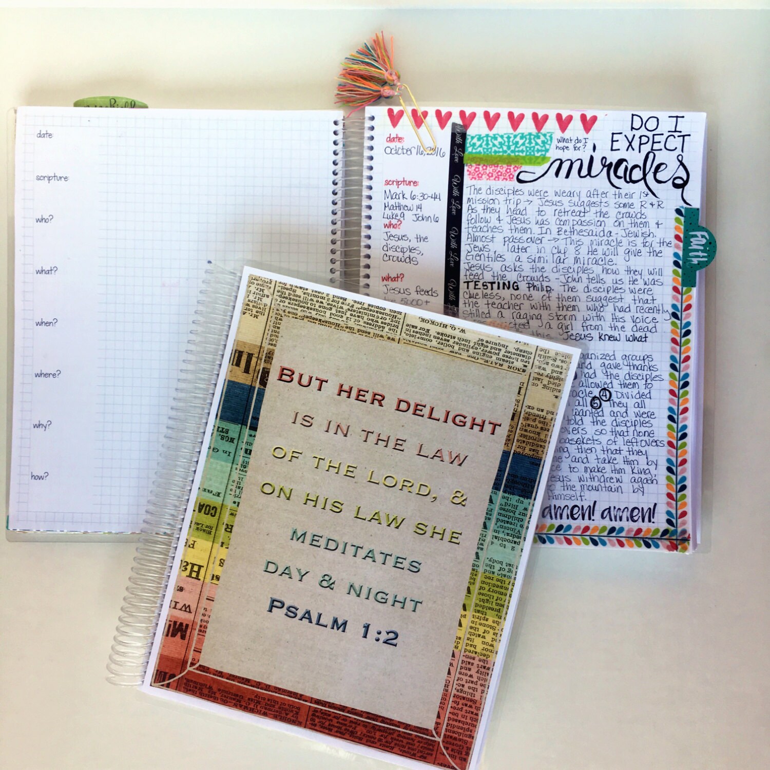 Bible Journaling Notebook BJ121 / Bible Journal / Prayer