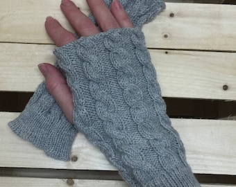 Arm warmers Wool Fingerless Gloves Merino wool Arm warmers Fingerless Wrist warmers Hand warmers knit arm warmers