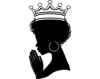 Download Praying woman | Etsy