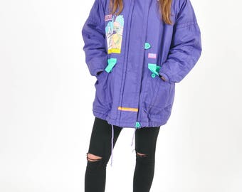 Vintage 90's oversized parka jacket