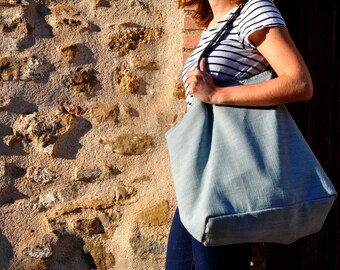 Linen Bag, Boho Bag, Beach Bag, Casual Tote Bag, Day Bag, Summer Tote, Hobo Tote, Linen Tote Bag, Linen Shoulder bag, boho