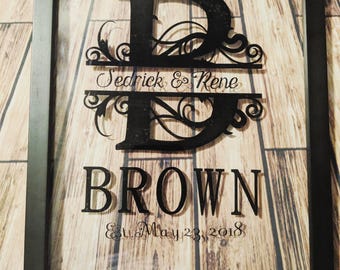 Customized glass frames