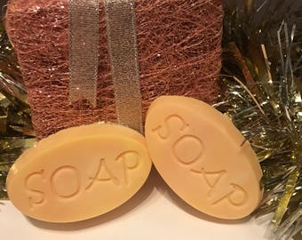 Lemon and grapefruit soap set of two
