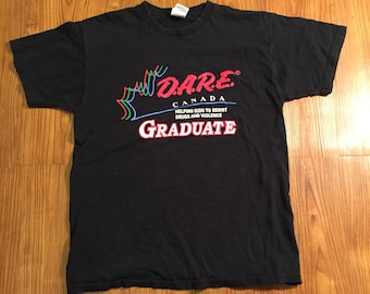 Vintage 90s DARE Graduate T Shirt