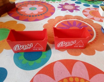 2 X beer coaster holder Bass Beer